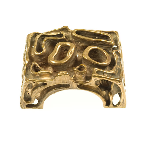 Portapenne in bronzo pezzo unico