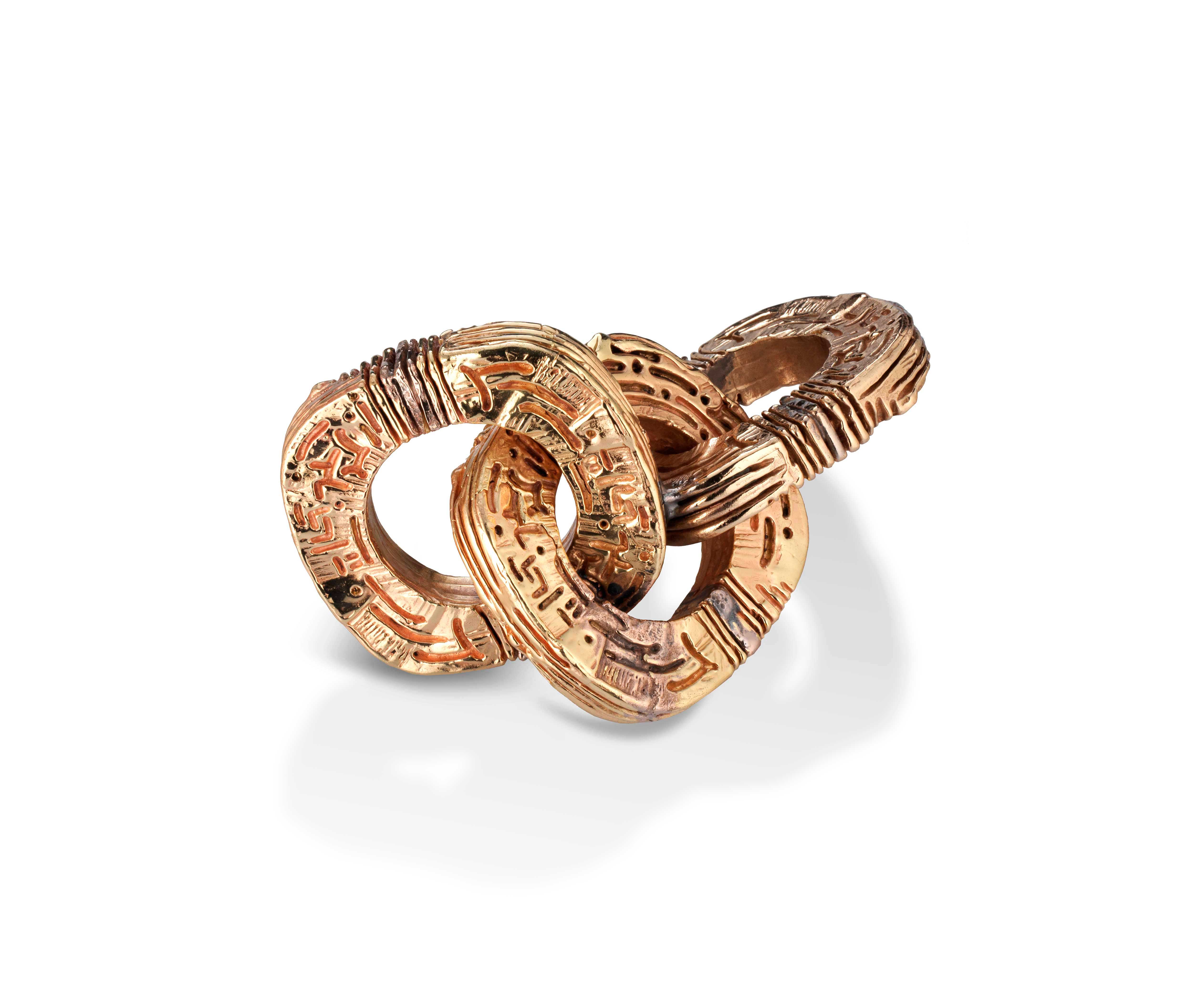 Portapenne in bronzo