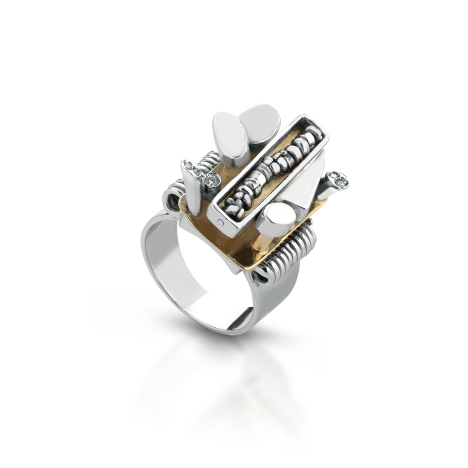 Anello in oro e diamanti